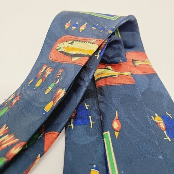 Beverly Hills Polo Club | Fishing Hook Themed Tie (One Size) - Picture 3 of 14